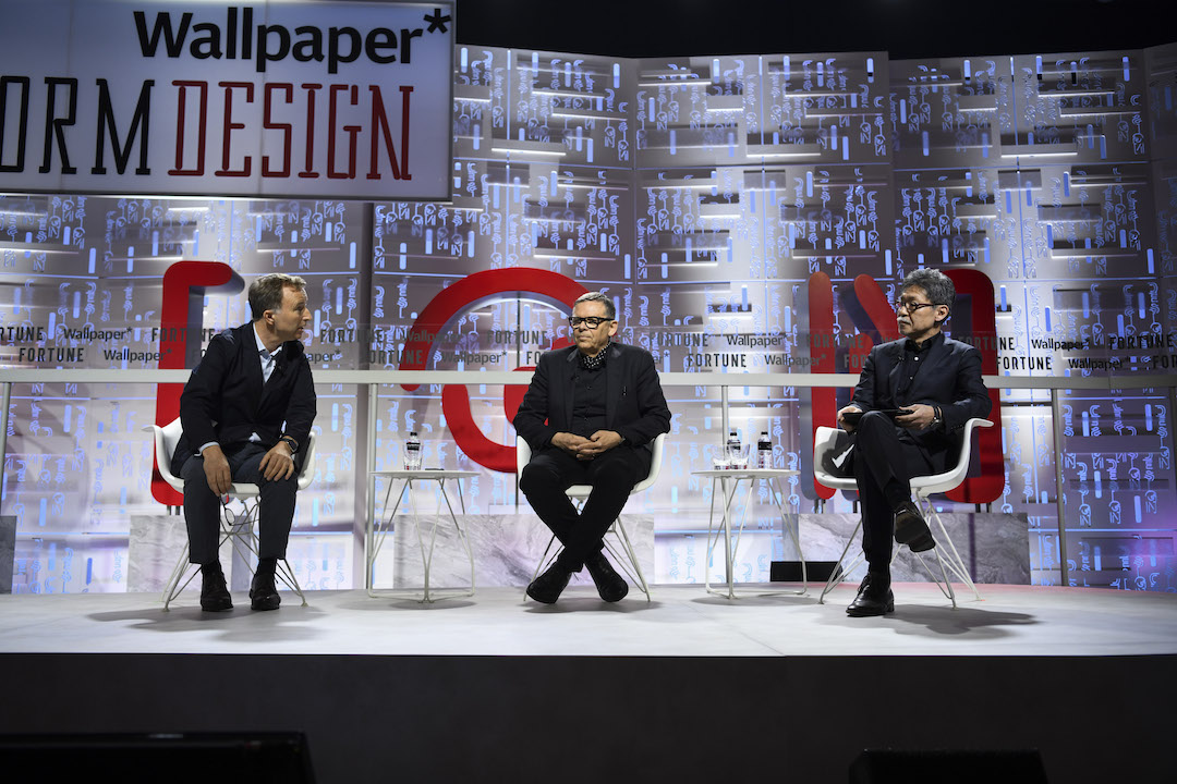 A still frame of the conference
