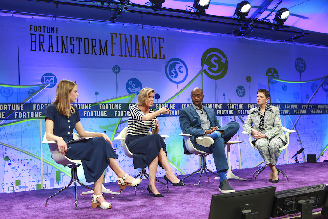 A still frame of the conference